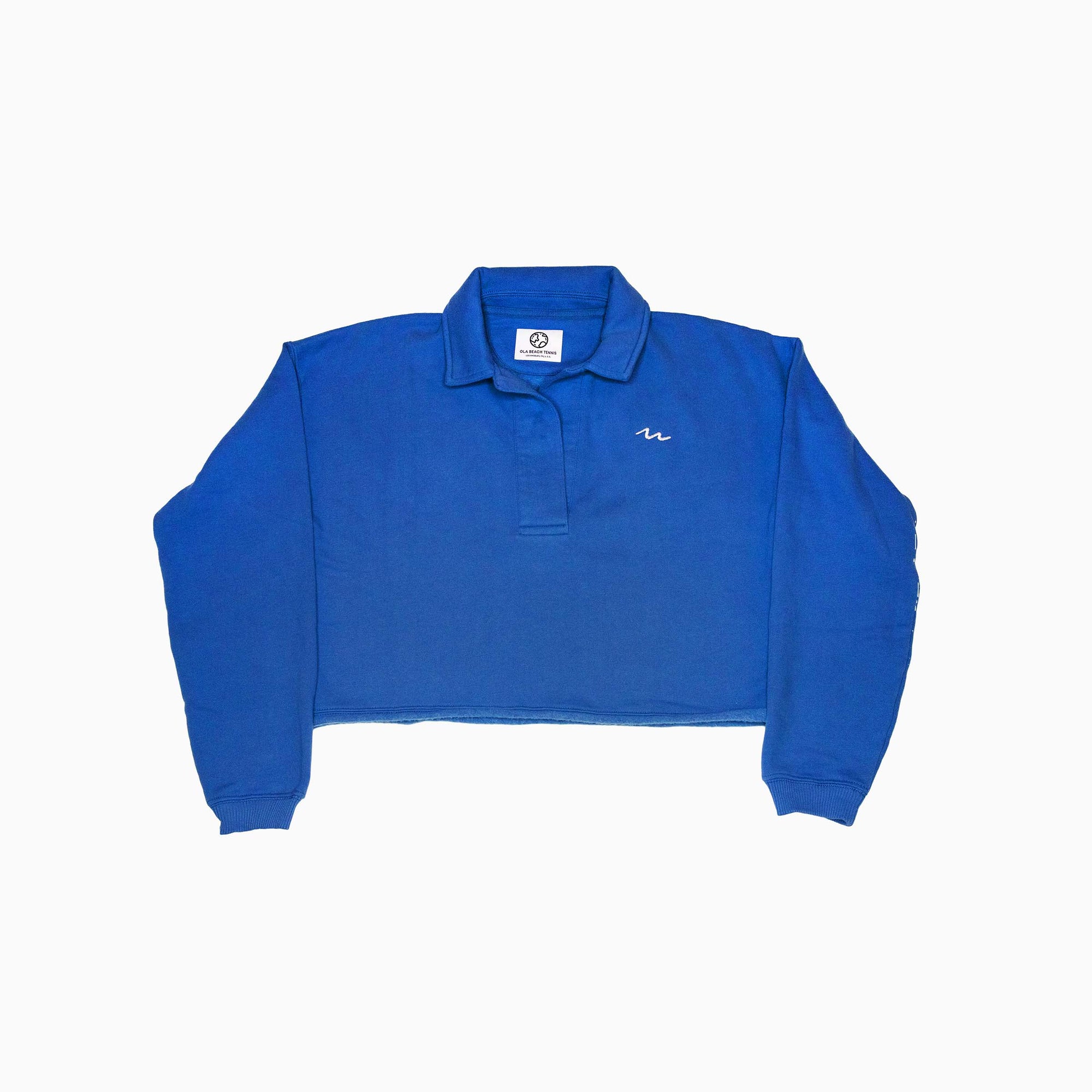 OLA Cropped Polo Sweatshirt