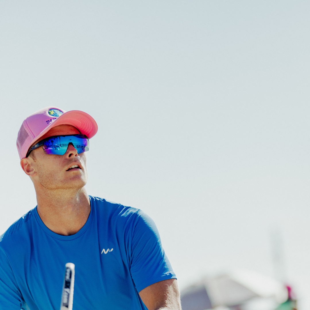 OLA x LIVE! Blue Onda Sport Shirt