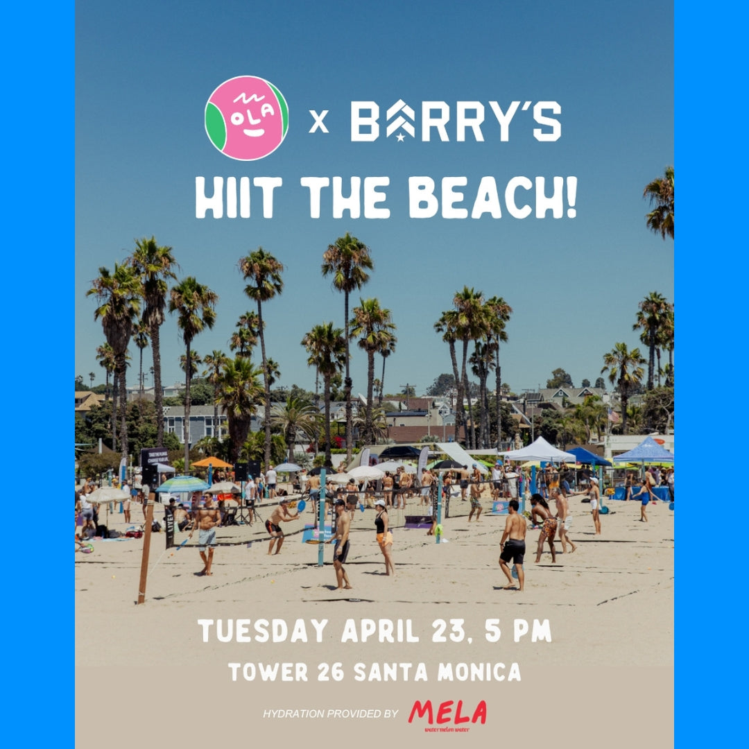 OLA x Barry's HIIT the Beach Group Workout Class